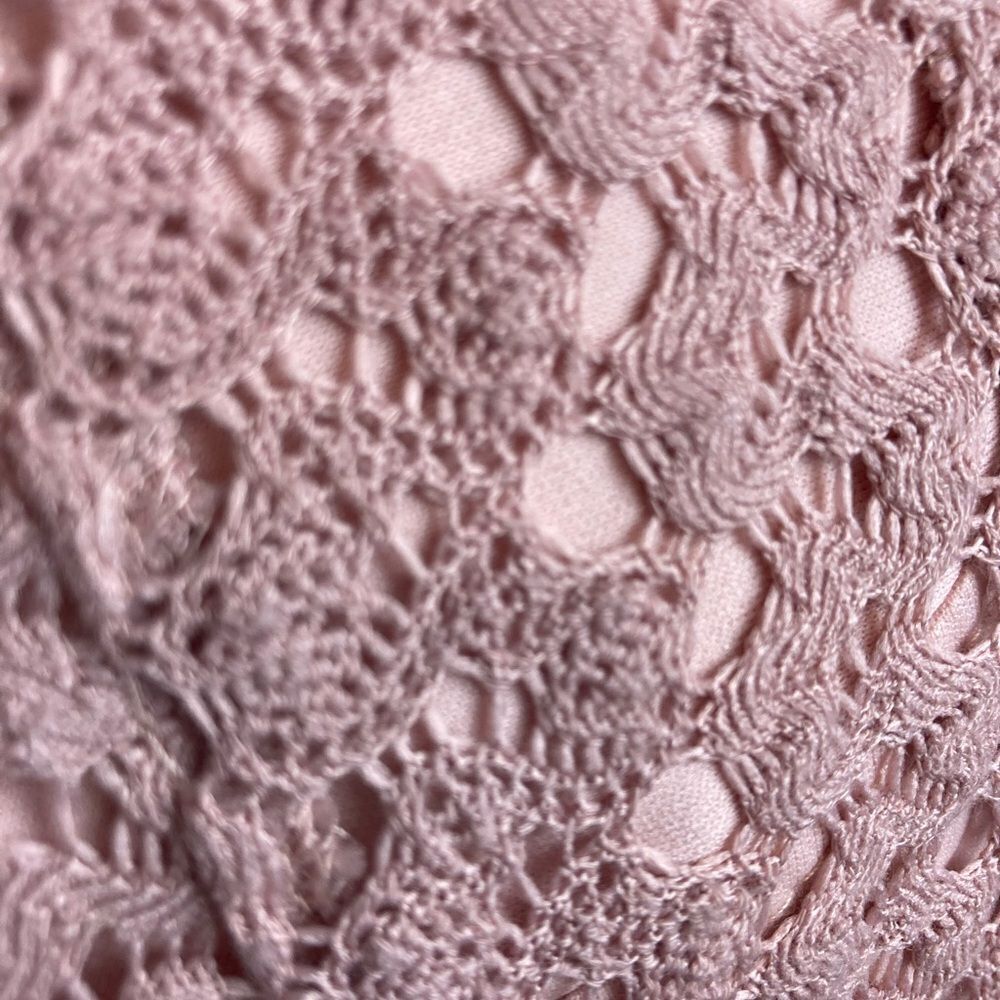 Rabbit Rabbit Rabbit Crochet lined Fit & Flare Dress w/flutter Sleeves - Picture 6 of 10